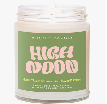 West Clay | High Noon Candle - Ylang Ylang, Hemp Flower & Vetiver